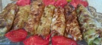 طرز تهیه بورگ با برگ کلم