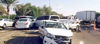 جزئیات تصادف زنجیره ای در محور کرج- قزوین
