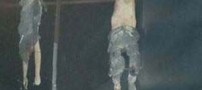 سیاست جدید رعب و وحشت با آویزان کردن اجساد (عکس 18+)