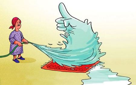 کاریکاتورهای جالب صرفه جویی در آب