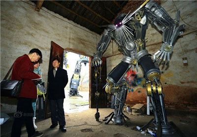 ربات های جالب و دیدنی این پدر و پسر (عکس)