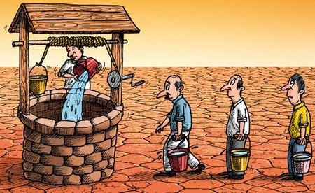 خنده دارترین کاریکاتورهای کم آبی در ایران