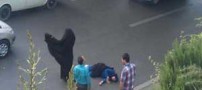 خودکشی وحشتناک زنی از بالای پلی در مشهد (عکس)