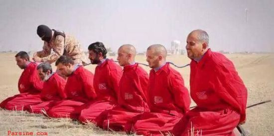 (16+) خشک کردن انسان توسط داعش (عکس)