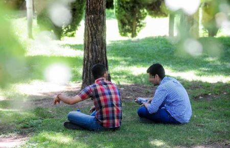 عکس هایی از برخورد پلیس با روزه خواران در تهران