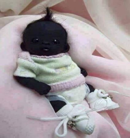 تولد باورنکردنی سیاه ترین نوزاد دنیا (عکس)