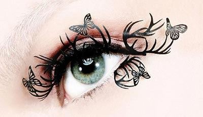 چشمهای این دخترها با مژه های عجیب و غریب (عکس)