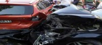 تصادف میلیاردی بچه پولدارهای تهرانی (عکس)