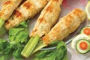 طرز تهیه ی کباب مرغ با کرفس