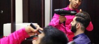 آرایشگاه مردانه به سبک ایرانی ! (عکس)
