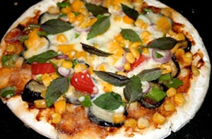 طرز تهیه ی پیتزا سبزیجات به سبک ناتورالیسم
