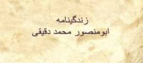 بیوگرافی ابومنصور محمد دقیقی