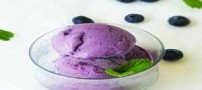 طرز تهیه بستنی بلوبری