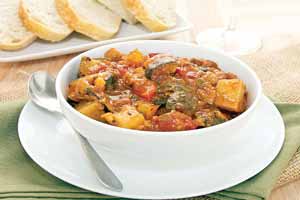 طرز تهیه خوراک ایتالیایی مرغ و سبزیجات