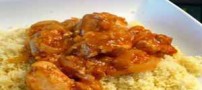 طرز تهیه  پوره مرغ و برنج با زردآلو !