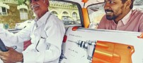 طراحی بسیار جالب درون تاکسی ها در کشور هند