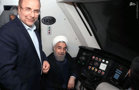 عکس های دیدنی مترو سواری رئیس جمهور دکتر روحانی