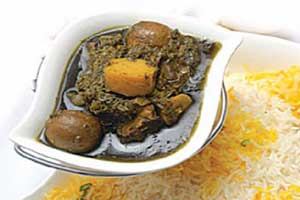روش طبخ خورش آلو گشنیز