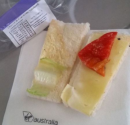 جنجال سرو غذاهای چندش آور در هواپیماها (عکس)