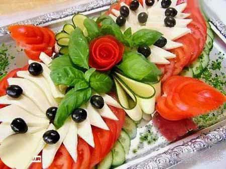 زیباترین مدل های تزئین سالاد فصل