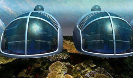 شگفت انگیزترین هتل 5 ستاره زیر آب ! (عکس)