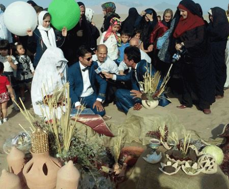 جالب ترین ایده زوج یزدی برای مراسم عقد (عکس)