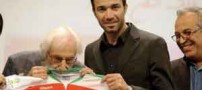 عکس هایی از بوسه های جمشید مشایخی بر پیراهن نکونام!