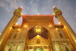 دختری که در حرم امام علی روز عاشورا شفا گرفت ! (عکس)