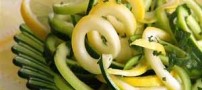 طرز تهیه سالاد رژیمی کدو و نعنا