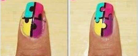 آموزش تصویری و ساده فرنج ناخن آموزش تصویری و ساده فرنج ناخن