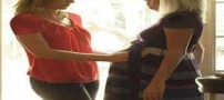 مادر بزرگی که نوه اش را باردار است! (عکس)