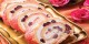 طرز تهیه رولت بادامی با خامه و تمشک