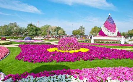 عکسهایی دیدنی از پارکی سرسبز و هزار رنگ در امارات عکسهایی دیدنی از پارکی سرسبز و هزار رنگ در امارات