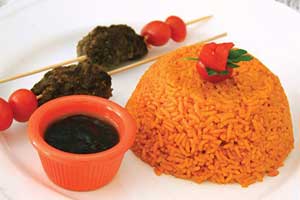 روش تهیه کباب فنلاندی‌ شیرین با پلوی تند و خوشمزه
