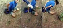 انتشار تصاویر کشتن بیرحمانه پسری در اینترنت توسط قاتل (عکس)
