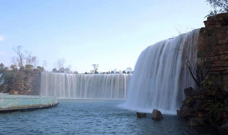 عظیم ترین آبشار مصنوعی زیبا در چین (+تصاویر)