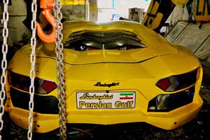 تصاویر ساخت لامبورگینی 150 میلیونی دست‌ساز در ایران