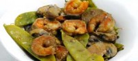 آموزش و طرز تهیه میگو و قارچ سوخاری خوشمزه