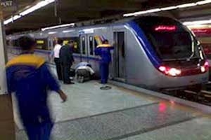 بازهم خودکشی در مترو تهران این بار دختری 26 ساله
