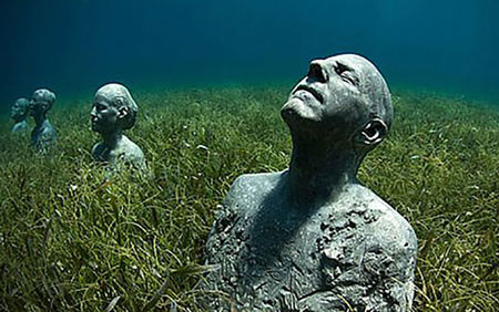 عکسهایی دیدنی و جالب از اولین موزه ی زیر آب