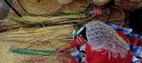 آشنایی با صنایع دستی گیلان «سفره حصیری»
