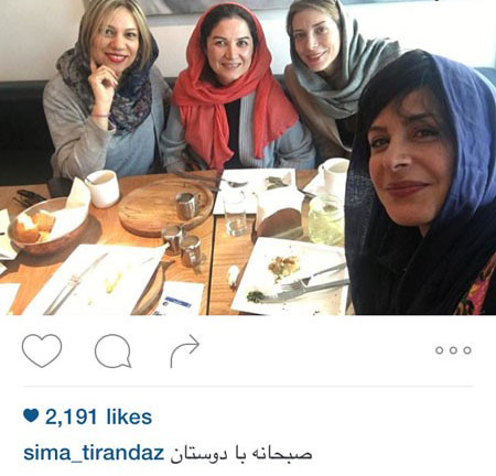 عکس های بازیگران در شبکه‌ های اجتماعی