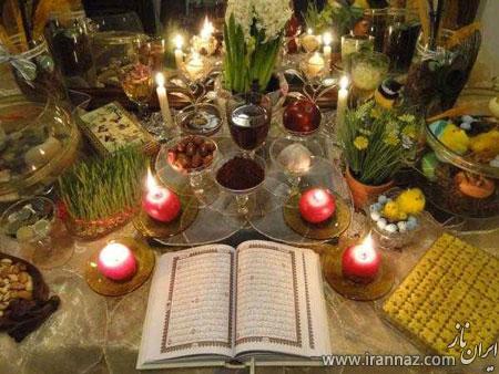 زیباترین مدل های تزیین سفره هفت سین 95