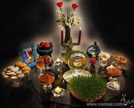 زیباترین مدل های تزیین سفره هفت سین 95