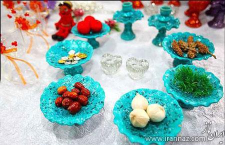 زیباترین مدل های تزیین سفره هفت سین 95