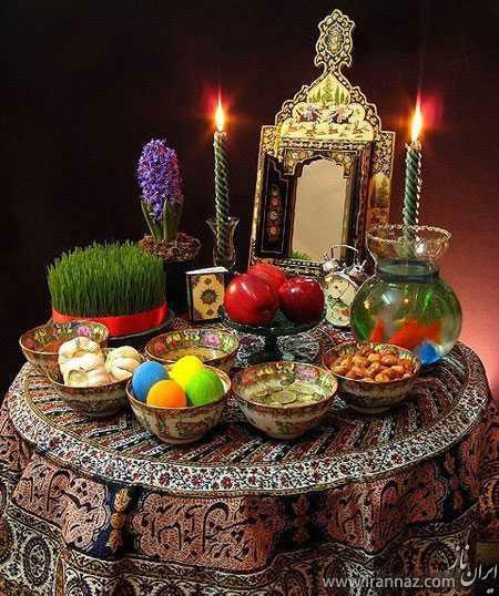 زیباترین مدل های تزیین سفره هفت سین 95