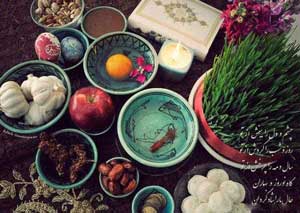 زیباترین مدل های تزیین سفره هفت سین 95