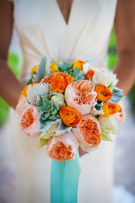 تصاویری از دسته گل عروس جدید