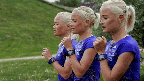 خواهران 3 قلوی همسان در المپیک ریو (عکس)
