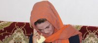 چشمان این زن نخ می سازد (عکس)